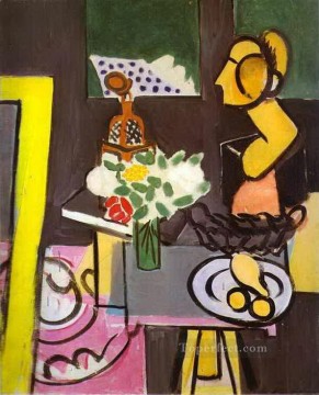 Henri Matisse Painting - Naturaleza muerta con cabeza fauvismo abstracto Henri Matisse